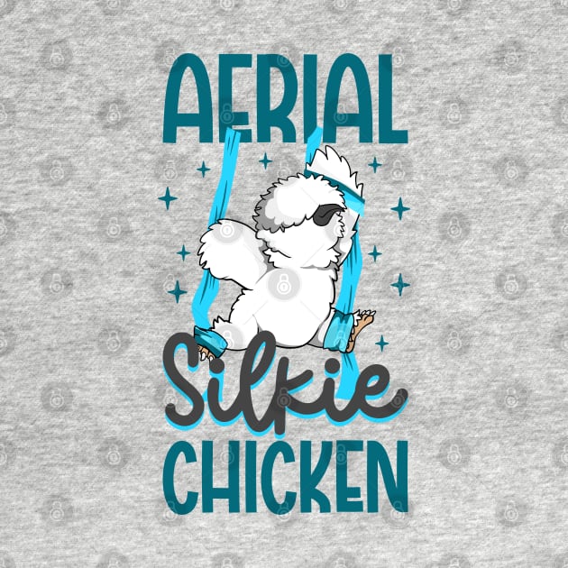 Aerial Silk Yoga - Aerial Silkie Chicken by Modern Medieval Design